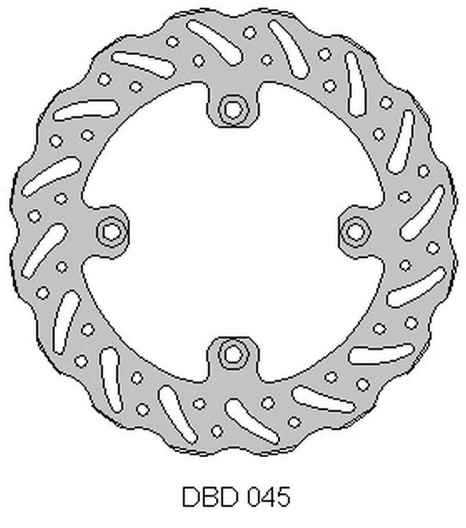 DELTA BRAKING TARCZA HAMULCOWA TYŁ BETA 250 RR '05-12, 525 RR '05-12, WAVE (260X120,3X4MM) (4X8,5MM) (NG1264)