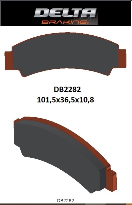 DELTA BRAKING KLOCKI HAMULCOWE KH726 CF MOTO C-FORCE 400/450/500/600 '17-21, Z-FORCE 950/1000 '18-21, U-FORCE 1000 '19-21 PRZÓD L/P (1)