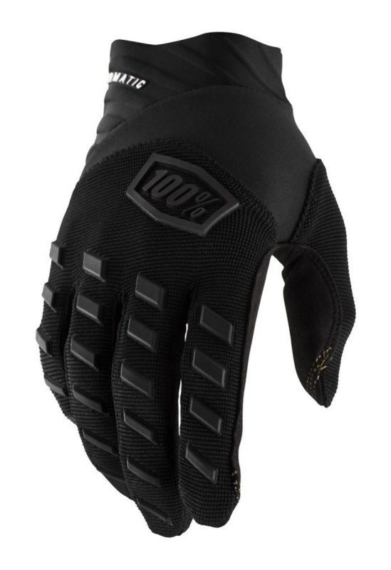 100 PROCENT RĘKAWICE CROSS/ENDURO AIRMATIC BLACK/CHARCOAL KOLOR CZARNY ROZMIAR L