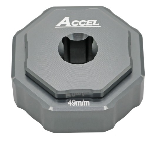 ACCEL KLUCZ DO SERWISU ZAWIESZEŃ PRZEDNICH DWUKOMOROWYCH KAYABA (KYB) ZESTAW DO ROZKRĘCANIA WKŁADU I GŁÓWNEJ NAKRĘTKI 49MM (KAYABA,KYB) (FCT02)(HONDA,KAWASAKI,YAMAHA) (FCT-02)