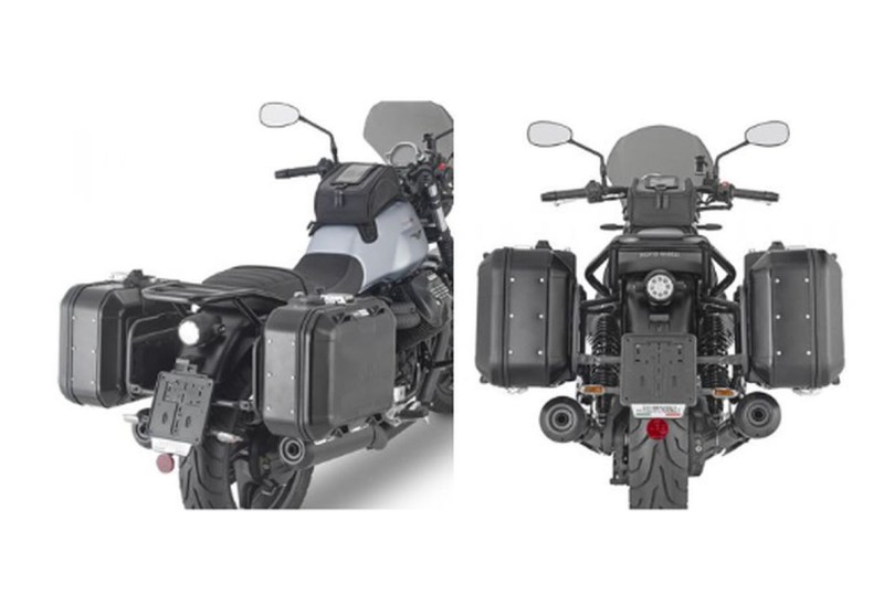 KAPPA STELAŻ KUFRÓW BOCZNYCH MONOKEY MOTO GUZZI V7 STONE '21 - RÓWNIEŻ POD KUFRY RETRO-FIT K-VENTURE ALU ORAZ K'MISSION ALU
