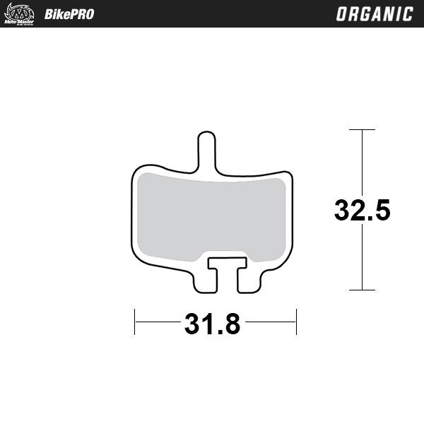 MOTO-MASTER WYPRZEDAŻ BIKE PRO KLOCKI HAMULCOWE ROWEROWE ORGANICZNE PASUJE DO PROMAX IMPERIAL DX04, HAYES HFX-MAG, HFX-9,MX-1
