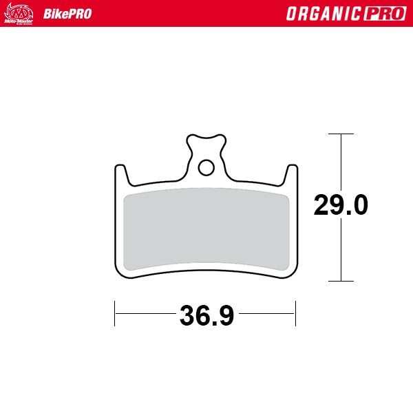 MOTO-MASTER WYPRZEDAŻ BIKE PRO KLOCKI HAMULCOWE ROWEROWE ORGANICZNE PRO PASUJE DO HOPE E4, M4, RX4