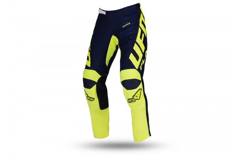 UFO SPODNIE KIMURA CROSS DZIECIĘCE / JUNIOR / KID KOLOR NIEBIESKI/ŻÓŁTY NEON ROZMIAR XS / EU38 - OFERTA SPECJALNA