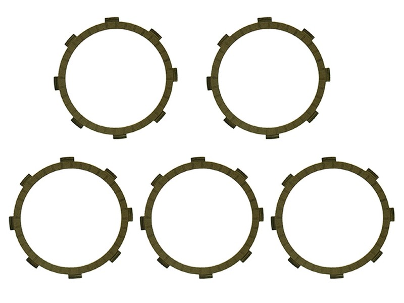 PSYCHIC TARCZE SPRZĘGŁOWE RACING YAMAHA XT 125 R '05-'07, YBR 125 '00-'08, DT 80 LC2 '85-'97, TTR 125 '00-'12 (5 TARCZ) (EBS2254R) (1)