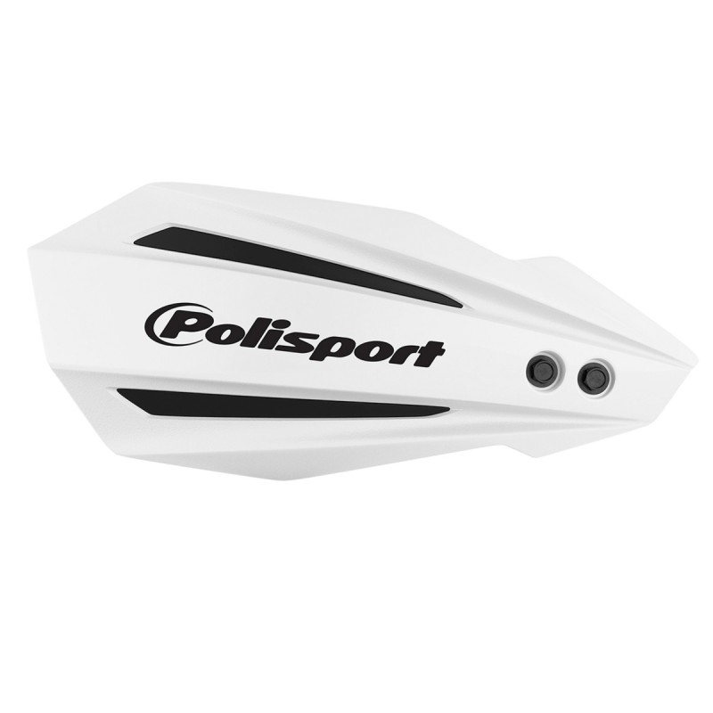 POLISPORT OSŁONY RĄK (HANDBARY) MODEL BULLIT Z UNIWERSALNYM ZESTAWEM MONTAŻOWYM 22/28 KTM SX/EXC '14-22', HUSQVARNA TC/TE/FC/FE '14-22', SHERCO, GAS GAS KOLOR BIAŁY