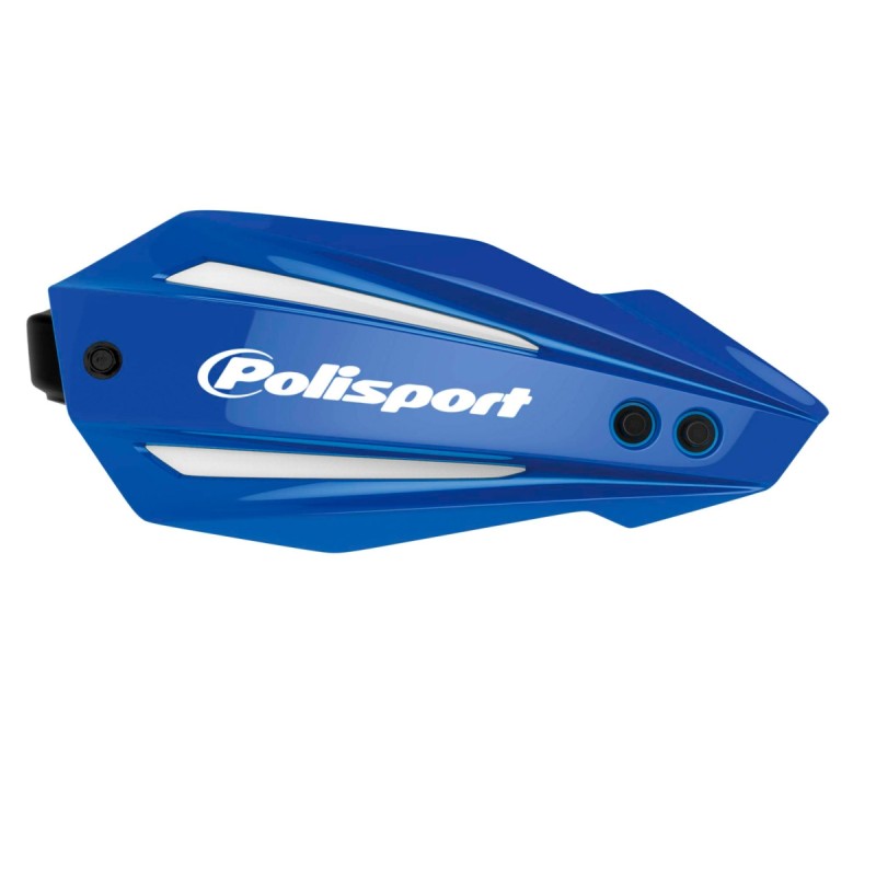 POLISPORT OSŁONY RĄK (HANDBARY) MODEL BULLIT Z UNIWERSALNYM ZESTAWEM MONTAŻOWYM 22/28 KAWASAKI KX/KXF '07-22', SUZUKI RM/RMZ '04-22', YAMAHA YZ/YZF '04-07' KOLOR NIEBIESKI (1)