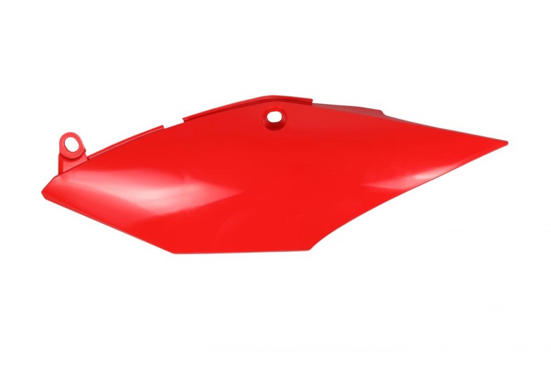 UFO BOCZKI TYLNE HONDA CRF 250R/RX '18-21, CRF 450R/RX '17-20 (1 SZT. LEWY) POD POJEDYNCZY TŁUMIK KOLOR CZERWONY