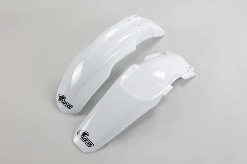 UFO KOMPLET BŁOTNIKÓW HONDA CRF 150R '07-'23, KOLOR BIAŁY (HO04617041 , HO04618041)