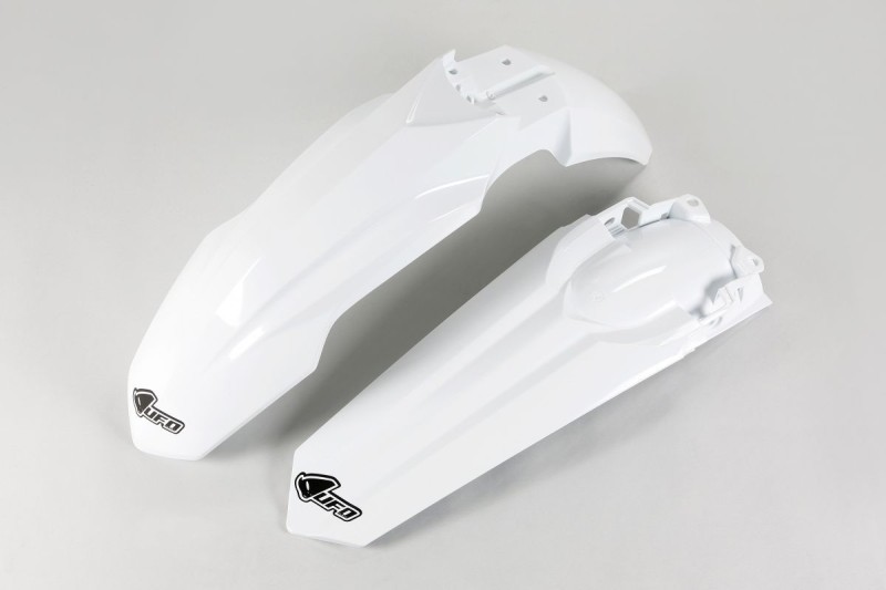 UFO KOMPLET BŁOTNIKÓW HONDA CRF 250R/RX '18-21, CRF 450R/RX '17-20, KOLOR BIAŁY ( HO04680041 , HO04681041 )