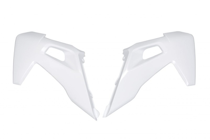 UFO OSŁONY CHŁODNICY HUSQVARNA TC 125/250, FC 250/350/450 '19-22, TE 150/250/300, TX 250/300, FE 250/350/450/501 '20-23, KOLOR BIAŁY
