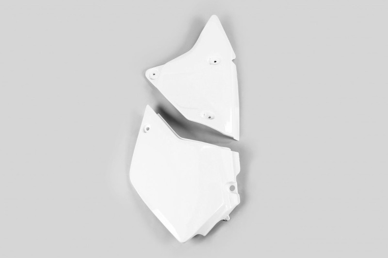 UFO BOCZKI TYLNE KAWASAKI KLX 400R '03-'25 (1 SZT. LEWY) KOLOR BIAŁY