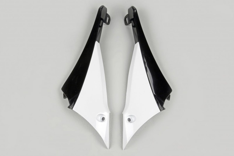 UFO ŁĄCZNIK OSŁON CHŁODNICY YAMAHA YZF 450 '10-13, KOLOR BIAŁY/CZARNY