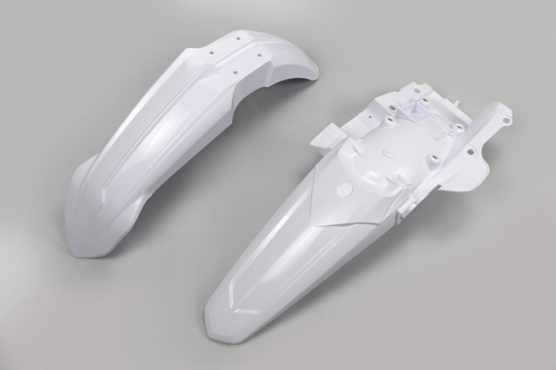 UFO KOMPLET BŁOTNIKÓW YAMAHA YZF 250 '19-'22, YZF 450 '18-'22, KOLOR BIAŁY (YA04856046 , YA04857046)
