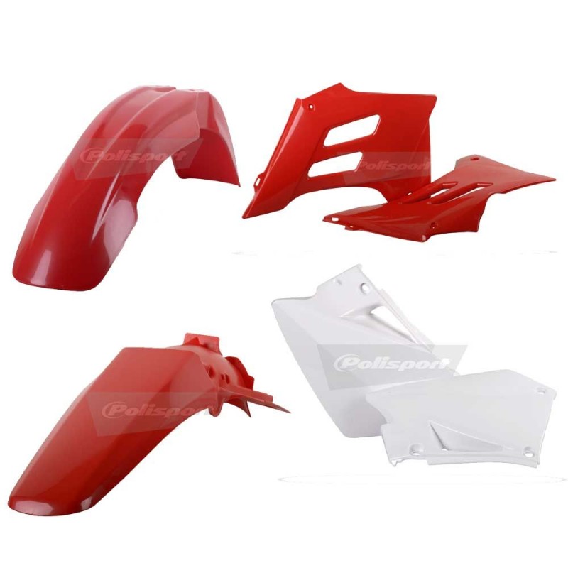 POLISPORT KOMPLET PLASTIKÓW GAS GAS EC/EC-E 125 '05-'06; EC/EC-E 200 '05-'06; EC/EC-E 250 '05-'06; EC-EC-E 300 '05-'06 EC/EC-F '05-'06 KOLOR CZERWONY