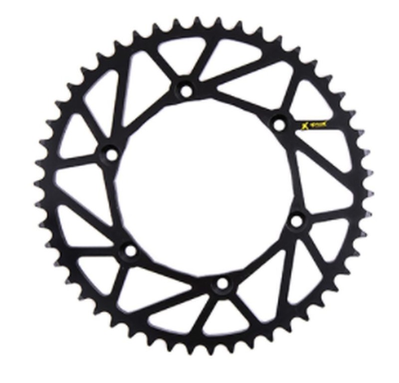 PROX ZĘBATKA TYLNA 489 52 STALOWA ULTRALITE KAWASAKI KX 125 '80-'08, KX 250 '87-'08, '19-'25, KXF 250 '04-'18, KXF 450 '06-'25, KDX 200 '89-'06, KDX 220 '97-'05, KLX 450 R '08-'21 (48952) (JTR460.52) (STD.+4) (ŁAŃC.520) KOLOR CZARNY (1)