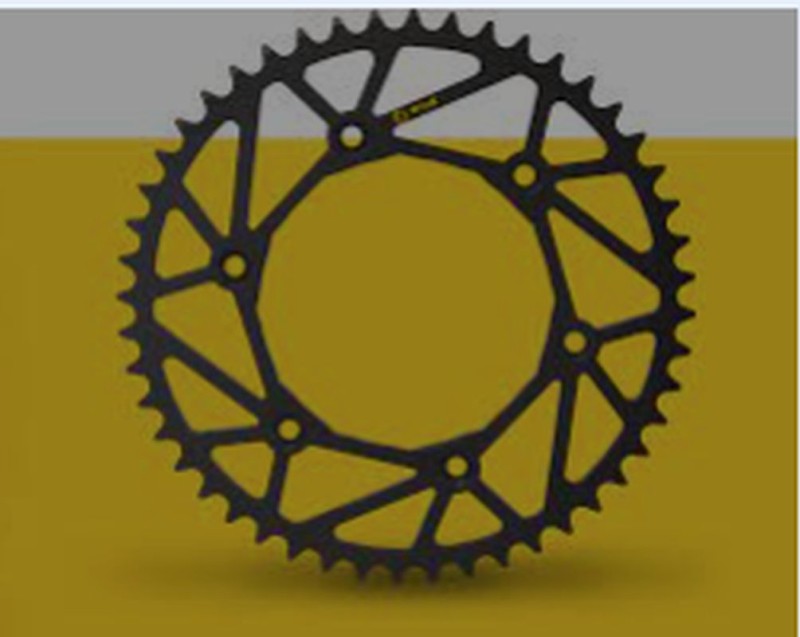 PROX ZĘBATKA TYLNA 820 51 STALOWA ULTRALITE HUSQVARNA CR / WR / TE / TC '90-'13, BETA RR '05-'12, GAS GAS EC / MC / XC, SHERCO SE / SE-R (82051JT) (JTR822.51) KOLOR CZARNY (1)