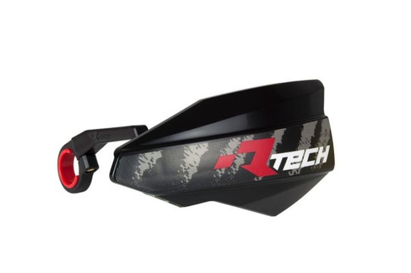 RACETECH (RTECH) OSŁONY RĄK (HANDBARY) VERTIGO BIKE ROWEROWE KOLOR CZARNY (Z MOCOWANIAMI)