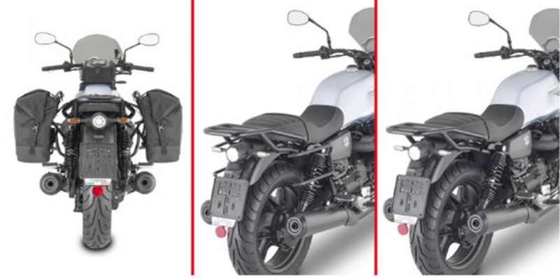 KAPPA STELAŻ POD TORBY (SAKWY) BOCZNE SZYBKIEGO MONTAŻU REMOVE-X MOTO GUZZI V7 STONE '21 (1)
