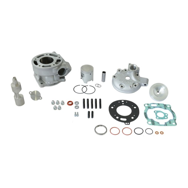 ATHENA CYLINDER KOMPLETNY YAMAHA DT 125 R/RE/X, TDR 125 ,TZR125 '91-'06 Z GŁOWICĄ I ZAWOREM WYDECHOWYM NICASiL STD 56,00MM (CYLINDER,TŁOK,TOP-END,ZAWÓR WYDECHOWY,GŁOWICA) (NA ZAMÓWIENIE)