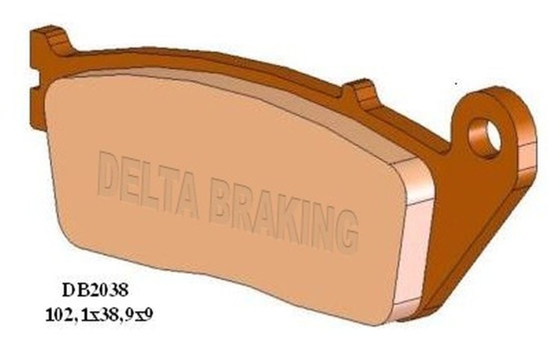 DELTA BRAKING KLOCKI HAMULCOWE KH14 / KH226 PRZÓD BMW C 600/650 '12-'22, CAGIVA NAVIGATOR 1000 '00-'05, HONDA CBR 250 '11-'22, CB 300 '15-'20, CB 600 '98-'13, NTV 650 '88-'97, CBF 1000 '06-'15, KAWASAKI KLE 650 VERSYS '15-'22 (1)