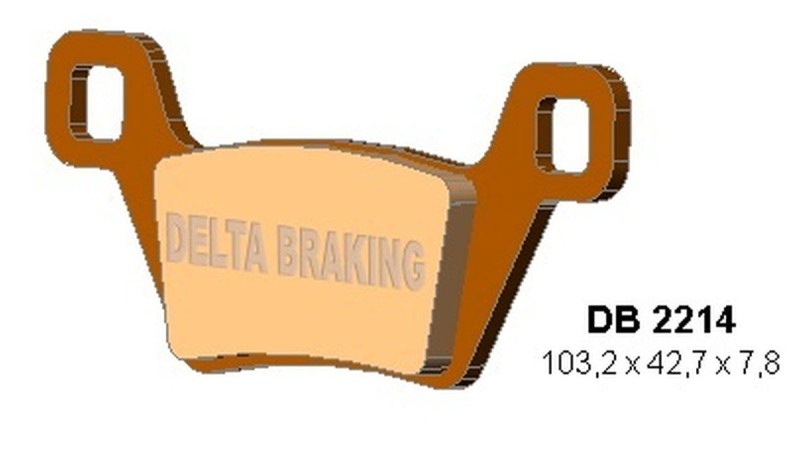 DELTA BRAKING KLOCKI HAMULCOWE KH600 PRZÓD KYMCO MXU 500 '09-'14, MXU 550 '10-'21, MXU/UXV 700 '13-'21, (1)