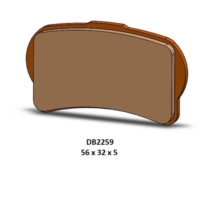 DELTA BRAKING KLOCKI HAMULCOWE KH644 PRZÓD GAS GAS TXT 125 '13-'17, TXT 250/280/300 '13-'19, MONTESA 4/4RT '14-'22, 300 RR '16-'21 (1)