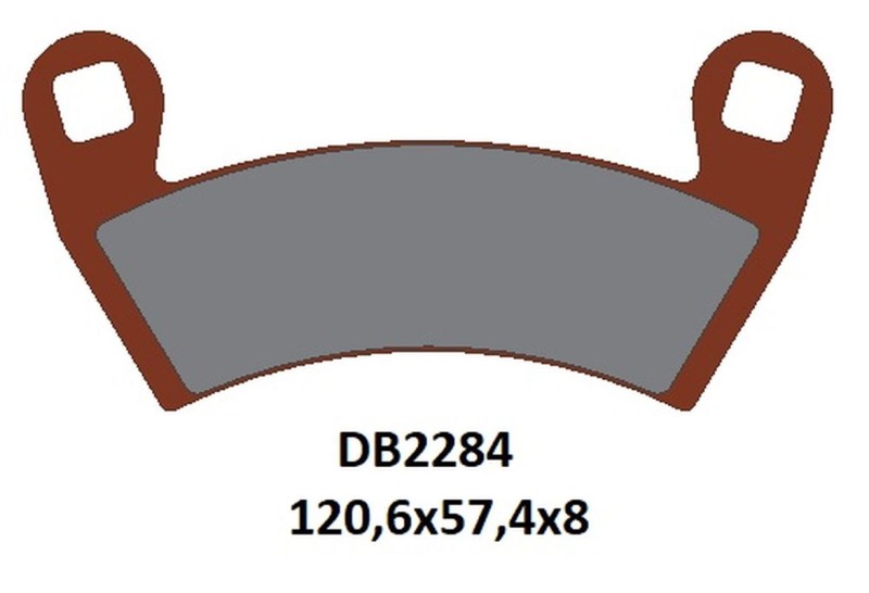 DELTA BRAKING KLOCKI HAMULCOWE KH656 PRZÓD POLARIS RANGER ELECTRIC '16-'22, SPORTSMAN 325 '14-'15, RANGER 570 '14-'22, RANGER/RZR 4 900 '17-'19, GENERAL/RANGER 1000 '16-'22, RZR 1000 '14-'22 (1)