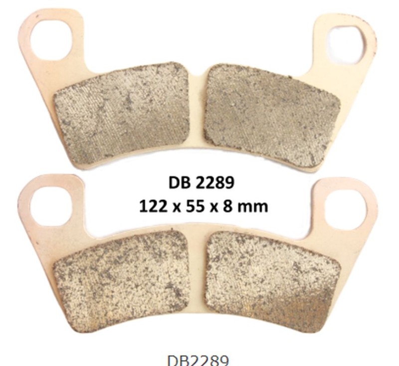 DELTA BRAKING KLOCKI HAMULCOWE KH740 PRZÓD ARCTIC CAT PROWLER 812 PRO '19-'21, WILDCAT 1000 '19-'21, CUSHMAN HAULER DIESEL '19-'20 (1)