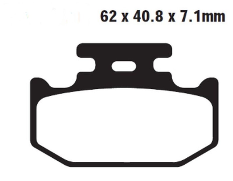 DELTA BRAKING KLOCKI HAMULCOWE KH497 HAMULEC POSTOJOWY / PARKING BRAKE YAMAHA YXC 700 VIKING '15-'22, YXM 700 WOLVERINE/VIKING '14-'22, YXR 700 RHINO '09-'13, YXZ 1000R '16-'22 (1)