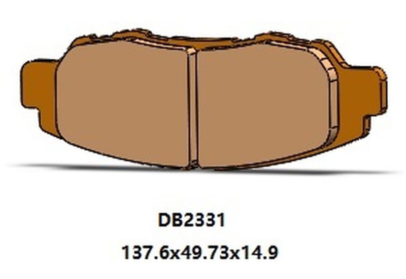 DELTA BRAKING KLOCKI HAMULCOWE KH669/4 PRZÓD POLARIS SLINGSHOT 2000 '15-'18 (1)