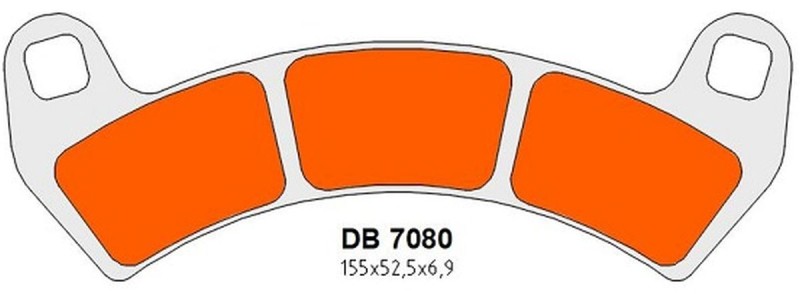 DELTA BRAKING KLOCKI HAMULCOWE KH680 PRZÓD POLARIS RZR 925 PRO XP/XP4 '20-'22, RZR 925 TURBO '19-'22, GENERAL 1000 XP4 '21-'22, RZR 1000 XP/XP4 '16-'18 - ZASTĘPUJĄ DB2363OR-D (1)