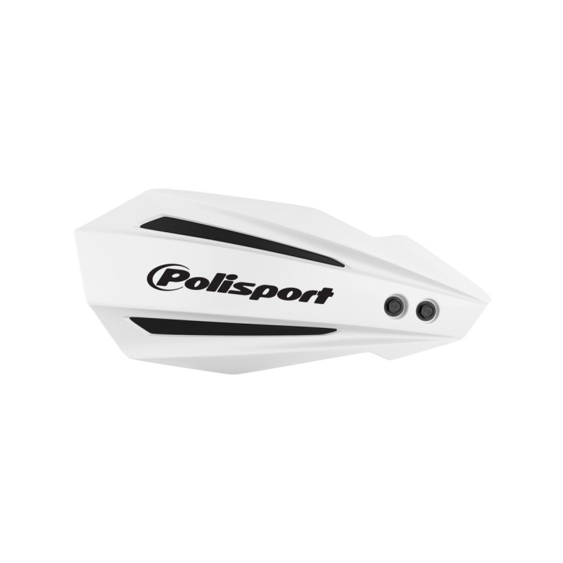 POLISPORT OSŁONY RĄK (HANDBARY) MODEL BULLIT Z UNIWERSALNYM ZESTAWEM MONTAŻOWYM 22/28 HUSQVARNA TE/FE '22-'23; GAS GAS EC/EC-F '21-23 KOLOR BIAŁY