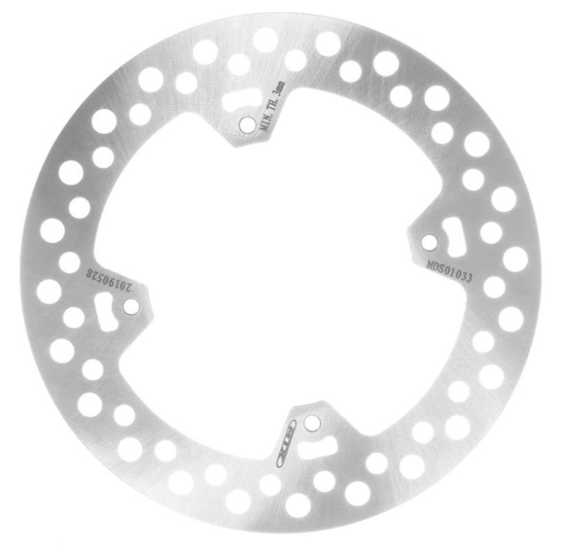 MTX PARTS TARCZA HAMULCOWA TYŁ HONDA CR 125R/250R '02-'08, CRF 250R/450R '02-'21, CRF 250X/450X '04-'20 (240X121X4MM) (4X6,5MM) (1)