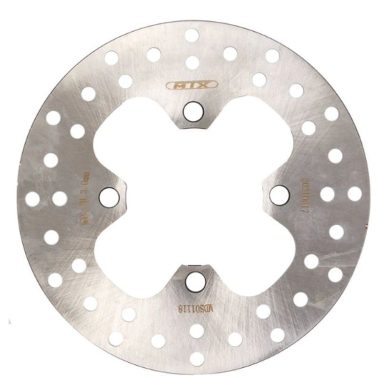 MTX PARTS TARCZA HAMULCOWA PRZÓD HONDA TRX 500 FM/FPE/FPM '12-'13 (196X75X4MM) (4X10,5MM) (1)