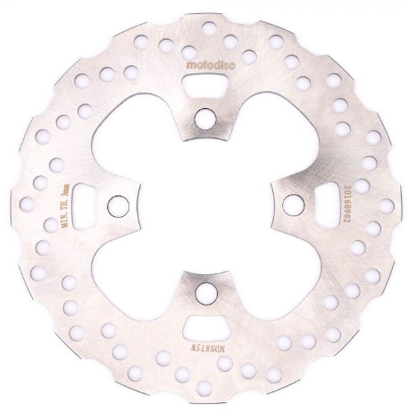 MTX PARTS TARCZA HAMULCOWA TYŁ KAWASAKI KFX 450R '08-'14 WAVE (200X70X3,5MM) (4X10,5MM) (1)