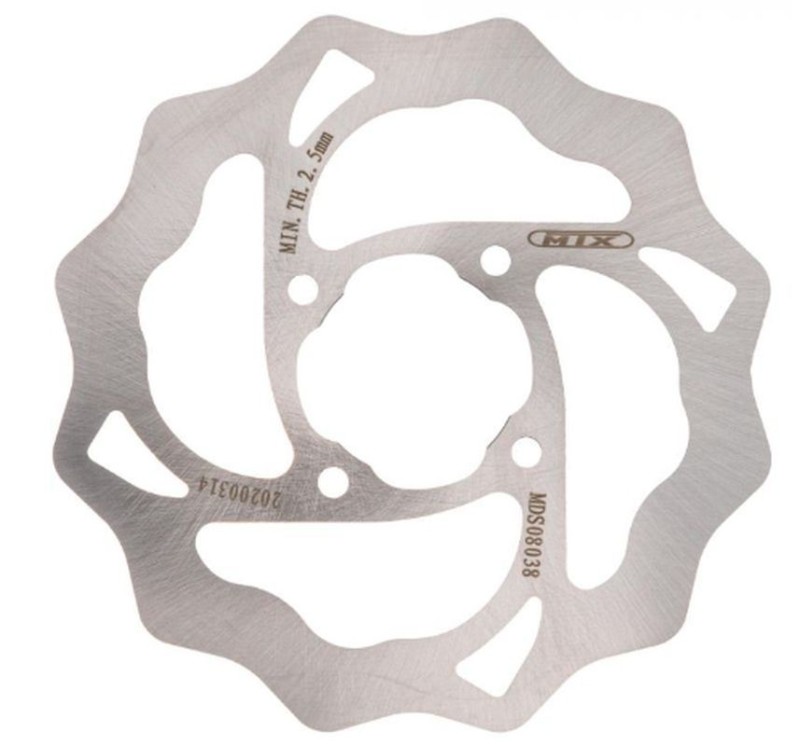 MTX PARTS TARCZA HAMULCOWA TYŁ KTM SX 65 '04-'21, HUSQVARNA TC 65 '19-'21, GAS GAS MC '21, WAVE (160X45X3MM) (4X6,5MM) (1)