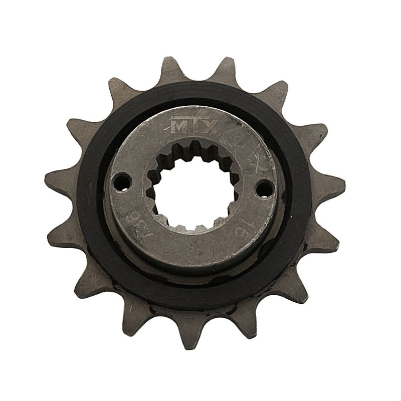 MTX PARTS ZĘBATKA PRZEDNIA 490 15 Z GUMĄ DUCATI MONSTER 600/750/900 (JTF736.15RB) (ŁAŃC. 520) (1)