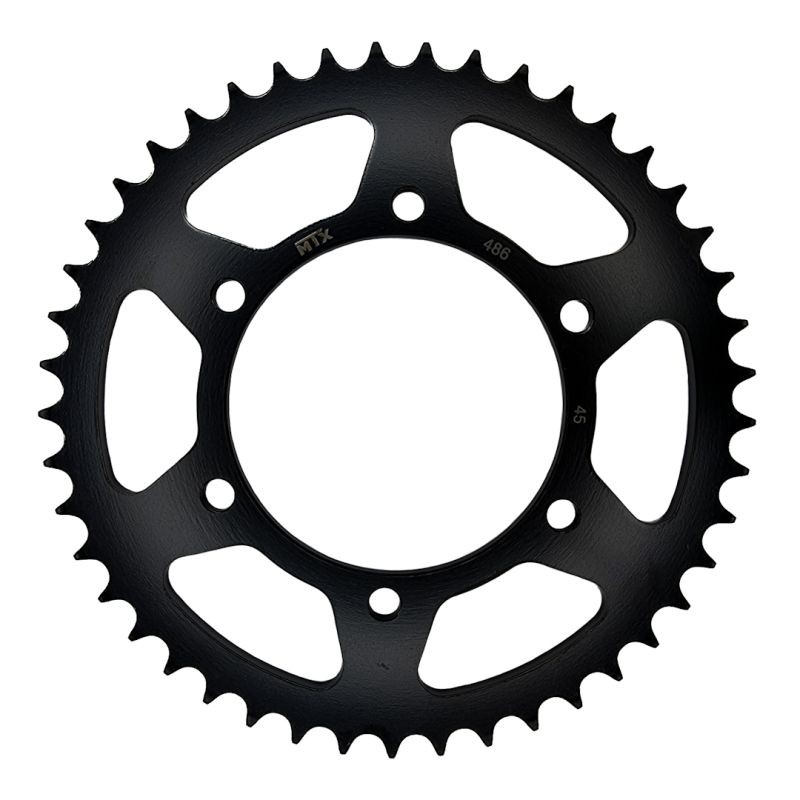 MTX PARTS ZĘBATKA TYLNA 504 45 KAWASAKI EX 250 NINJA '09-'11, YAMAHA MT-03/YZF R3 '16-'20 (50445JT) (ŁAŃC. 520)(KOLOR CZARNY) (1)