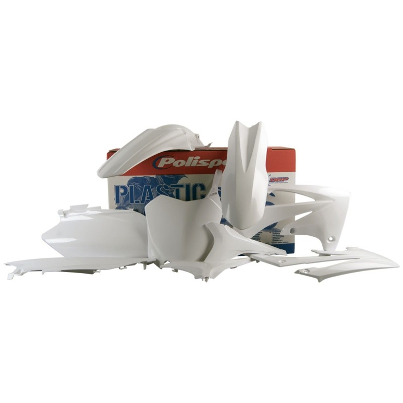 POLISPORT KOMPLET PLASTIKÓW HONDA CRF 250R '11-'13; CRF 450R '11-'12 KOLOR BIAŁY