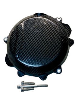 PROMX OSŁONA KARBONOWA DEKLA SPRZĘGŁA 2T HUSQVARNA 250/300 2017-2022 (NA ZAMÓWIENIE - PATRZ OPIS TOWARU)