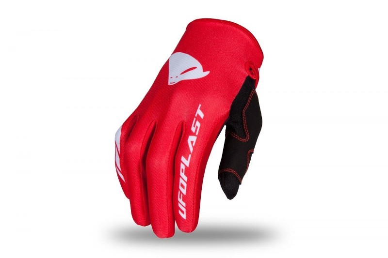 UFO RĘKAWICE SKILL RADIAL CROSS / MTB / E-BIKE KOLOR CZERWONY ROZMIAR L - KOLEKCJA 2024