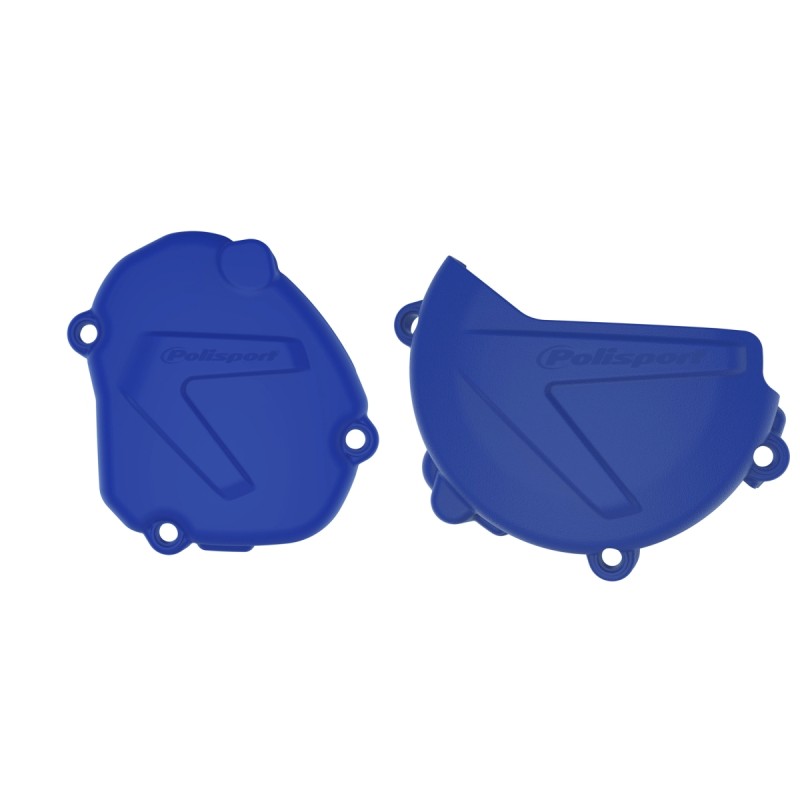 POLISPORT WYPRZEDAŻ ZESTAW OSŁONA POKRYWY (DEKLA) ALTERNATORA ORAZ OSŁONA POKRYWY SPRZĘGŁA YAMAHA YZ 125 '08-'23 (8464400003+8463600003) KOLOR NIEBIESKI