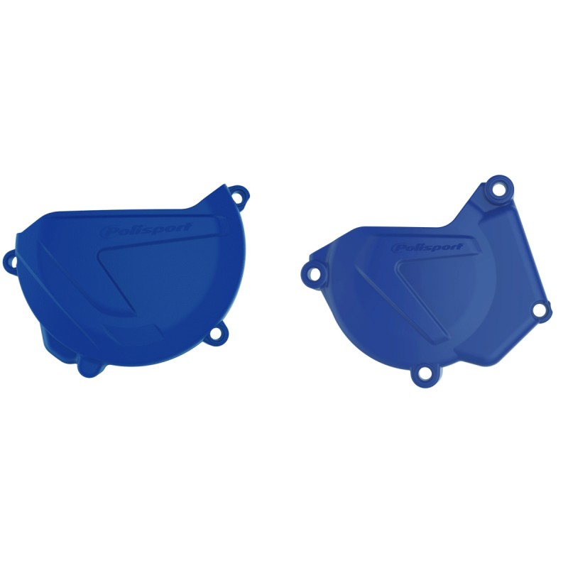 POLISPORT ZESTAW OSŁONA POKRYWY (DEKLA) ALTERNATORA ORAZ OSŁONA POKRYWY SPRZĘGŁA YAMAHA YZ 250 '05-'25 (8464500003+8463700003) KOLOR NIEBIESKI