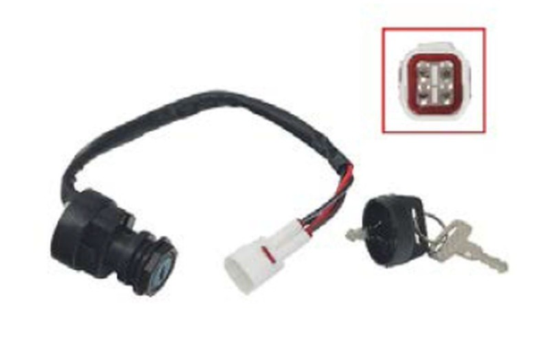 BRONCO STACYJKA YAMAHA YFM 80 BADGER '95-'01, YFM 80 GRIZZLY '05-'08, YFM 80R RAPTOR '02-'08, YFB 250 '94-'00, YFM 350 BIG BEAR/MOTO 4/WOLVERINE/WARRIOR '95-'01, YFM 400 KODAK '93-'01, YFM 660 GRIZZLY '98-'01 (OEM: 4GB-82510-00-00) (1)