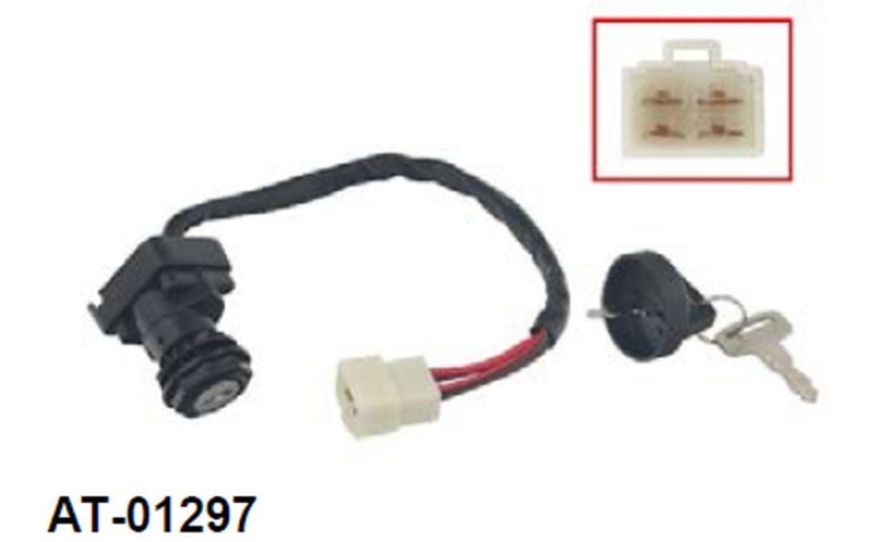 BRONCO STACYJKA POLARIS TRAIL BLAZER 250 / SPORT 400 / XPLORER 400 / MAGMUM 500 / WORKER 500 '99, BIG BOSS 400L '97, SPORTSMAN 400/500 '96-'98, MAGNUM 425 '97-'98 (OEM: 4110209) (1)