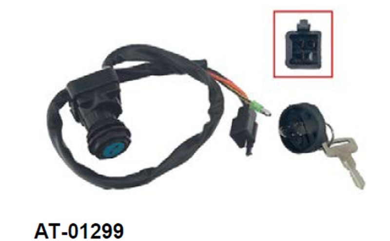 BRONCO STACYJKA SUZUKI LT-Z 50 '06-'19, LT 80 QUADSPORT '87-'06 (OEM: 37110-40B00/37110-40B01) (1)