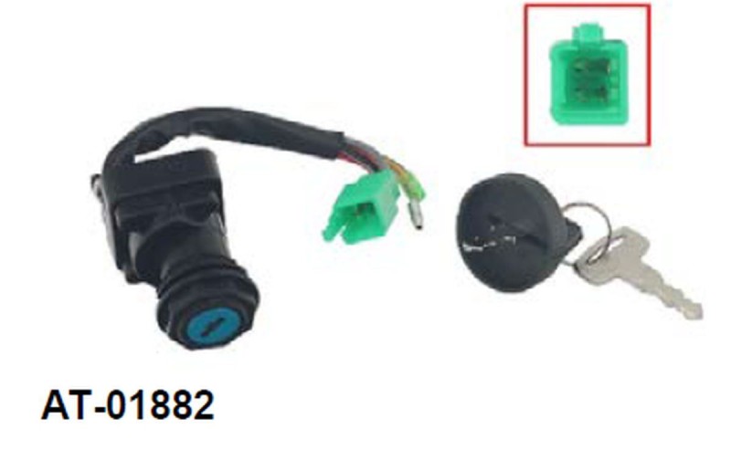 BRONCO STACYJKA SUZUKI LT-F 250 QUAD RUNNER '99-'02, LT-4WD/4WDX '87-'98 (OEM: 37110-19B01, 37110-19B02, 37110-19B03) (1)