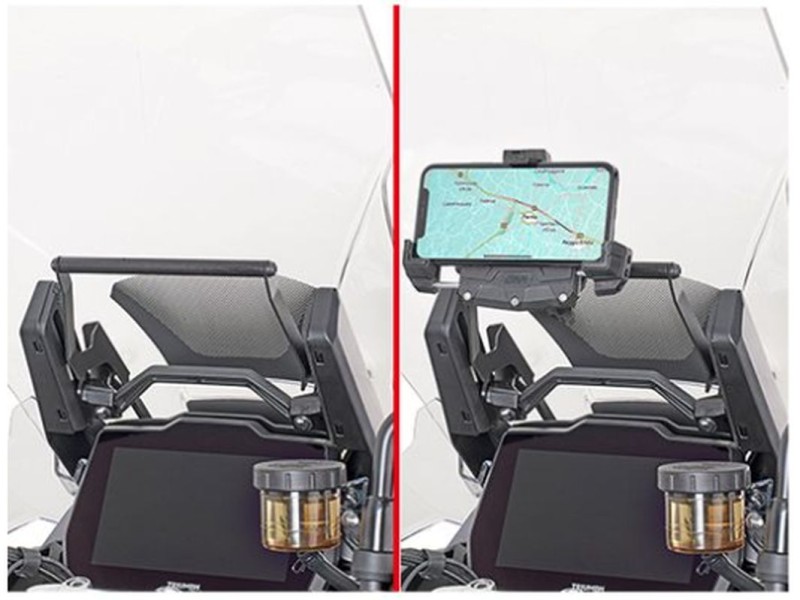 KAPPA POPRZECZKA DO ZAMONTOWANIA TOREB I MOCOWAŃ GPS / SMARTPHONE TRIUMP TIGER 1200GT '22-, (1)