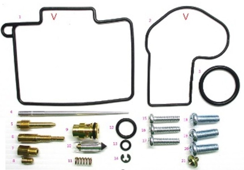 BEARING WORX ZESTAW NAPRAWCZY GAŹNIKA SUZUKI RM 125 '07-'08 (26-1122) (1)